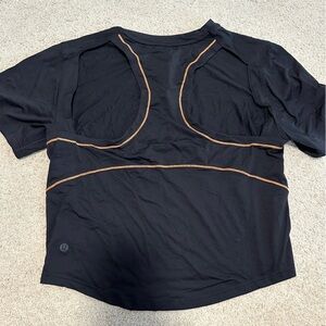 Lululemon cutout open back short sleeve